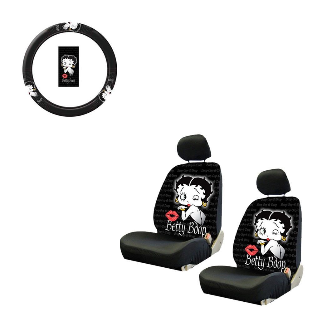 Betty Boop 2 Seat Covers And Wheel Cover