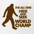 thumbnail image 2 of CafePress - BIGFOOT THE ALL TIME HIDE & SEEK WORLD CHAMP Tru - Adjustable Unisex Printed Trucker Hat with Mesh Back, 2 of 8