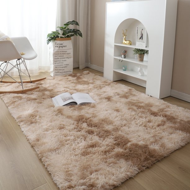 YouLoveIt Area Rugs Rectangle Plush Area Rug NonSlip Floor Mat Carpet Plush Area Rug Fluffy
