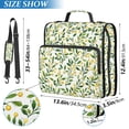 thumbnail image 2 of FORMRS Zipper Binder with Shoulder Strap 2-inch Ring 500 Sheet Capacity File Bag, Olive Leaf, 2 of 5