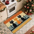 thumbnail image 4 of Door Mat Outdoor Indoor,Feeding Mats, Cute Cat Front Door mat,Non Slip Durable Feeding Rugs for Front Door, Waterproof,Porch,Resist Dirt, 15.7*23.6", Easy to Clean, 4 of 6