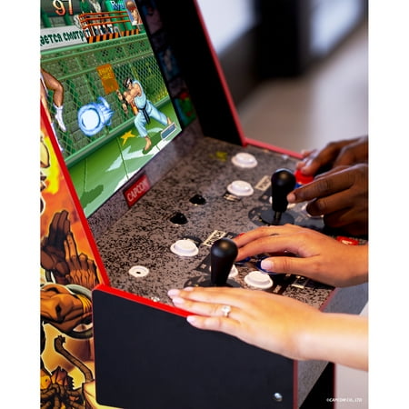 Arcade1Up - Capcom Street Fighter II: Champion Turbo Legacy Edition Arcade with Riser & Lit Marquee - Multi