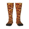 thumbnail image 2 of Lsque Almond Nuts Printed Crew Socks Men's Women's LightWeight Thin Casual Calf Socks ,Knee High Socks,Cotton Socks, 2 of 9