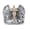 Gold silver, variant on Men's Angel Vintage Ring