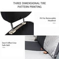 thumbnail image 4 of ALLTIMES For Toyota Tacoma Car Seat Cover 5 Seat Full Set Polyester Cloth Front Rear Protector, 4 of 10