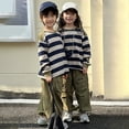thumbnail image 4 of Boys Cargo Pants Casual Solid Color Outdoor Trouser with Multi Pockets Soft Fashion School Pants for Boys(Dark Green,11-12 Years), 4 of 7
