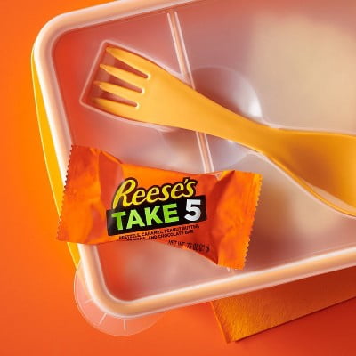 Reese's Take 5 Pretzel, Caramel, Peanut Butter, Chocolate Snack Size Candy Bars - 11.25oz