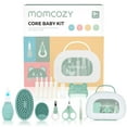 thumbnail image 1 of Momcozy Core Baby Kit, Baby Shower & Registry Essential Kit for Grooming&Cleansing Care, Includes Nail File Kits, Bath Brushes, Toothbrush, Comb, Storage Case etc., 1 of 9