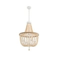 thumbnail image 3 of Living District Jolie 20 Inch Beaded Pendant In Beige, 3 of 8