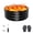Black-2 Feet, variant on 24 Inch Round Galvanized Fire Pit Ring  2 Feet Diameter Outdoor For Backyard Camping Bonfire Black