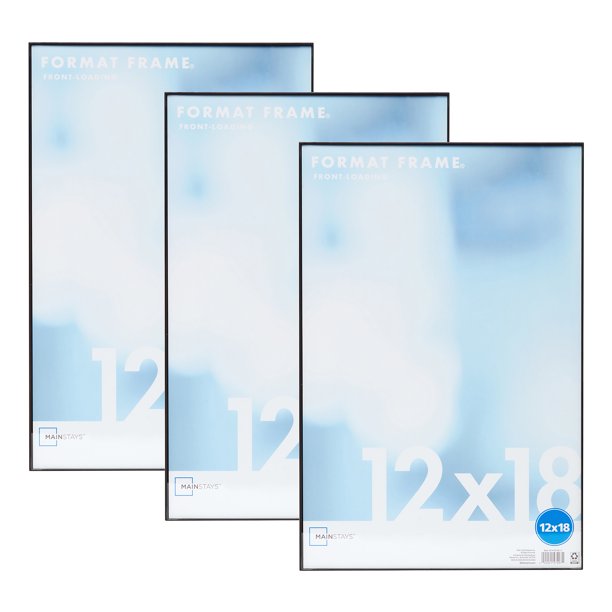 Mainstays 12x18 Format Picture Frame, Set of 3