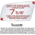 thumbnail image 2 of exactafit 8270L Driver Side Mirror Glass Replacement Fits 2004-2005 BMW 525I 530I 545I 645CI Left Hand 3m Adhesives, 2 of 5