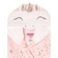 thumbnail image 2 of Saint Eve Girls Unicorn Hooded Plush Fleece Pajama Robe, Sizes 4-16, 2 of 3