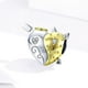 thumbnail image 4 of 925 Sterling Silver Angel Devil Crystal Charm Charm Compatible With Pandora, 4 of 4