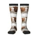 thumbnail image 1 of Fotbe Yak Calcetas Divertidas Estampadas para Hombre y Mujer, Calcetas de Algodón hasta la Rodilla para Caminar, Correr, Enfermería y Embarazo, 1 of 6