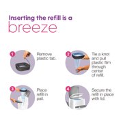 Litter Genie Cat Litter Disposal System Jumbo Refill, 1 Pack