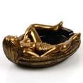 thumbnail image 3 of Cateissary Estatua de resina, Cenicero, adorno para de salón, figurita Artware, contenedor para cenizas de cigarrillos, decoración de mesa, Artesanía Cateissary HA061566-00, 3 of 6