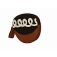 thumbnail image 4 of Monedero en forma de PAN PINGÜINOS, Diseño de Comida, Pan de Dulce tipico Mexicano, Color Café, Novedoso y Encantador. (Accesorios para Mujer)., 4 of 5