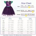 thumbnail image 4 of Benylion Evie Costume for Girls Clothes Fancy Dress Up Birthday Cosplay Party Outfit Princess Dresses for 2-3 years, 4 of 5