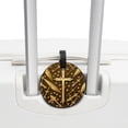 thumbnail image 3 of Easter Cross Set of 2pcs PU Leather Round Suitcase Tags with Privacy Cover and Name ID Tag - Ideal for Travel Luggage, Handbags, Backpacks, School Bags, 3 of 6