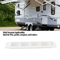 thumbnail image 3 of Couvercle de Ventilation RV, 390 X 50mm ABS Étanche Côté à Persiennes Remplacement pour Yacht Remorque Camping-Cars, Échange d'Air, Facile à Installer, 3 of 7