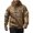 Brown, variant on Valora Men Sweatshirt Men's Hooded Sweatshirt for Winter Comfort and Everyday Wear – Double Layered Veteran Printed Hoodie for Leisure Business and International Trade Grey XL