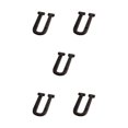 thumbnail image 2 of maskred Metal House Number Plaque Durable And Rustproof Easy To Install Impeccable Door Decoration Metal Letters House Numbers B17--U 5Set, 2 of 6