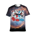 thumbnail image 5 of Cuphead T-Shirts for Men Women, Anime Short Shirts, Unisex Short Sleeve Tops, Crew Neck Tee Shirts, S-4XL, 5 of 8