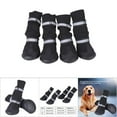 thumbnail image 3 of Waterproof Pet Dog Shoes, Anti Slip Protective Boots For Large Dogs With Reflective Design, Two Wrap Closure, No Slip Soles, Hightop Design For Walking Outside, 3 of 8