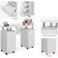 OmySalon Professional Manicure Table w/Collector, & Drawer