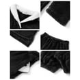 thumbnail image 5 of UVN Winter Pajamas for Women Fuzzy Loungewear Sets Ladies Fleece Long Sleeve Tops and Long Pants 2 Piece Sleepwear, 5 of 8