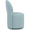 thumbnail image 5 of Meridian Furniture Cirelle Lt Blue Linen Textured FabricDining Chair (Set of 2), 5 of 11