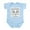 Sky Blue, variant on CafePress - Namaste Lotus Infant Creeper Onesie - Baby Light Bodysuit, Size Newborn - 24 Months