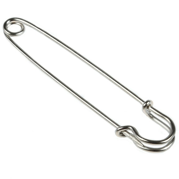 New Arrivals 10 PCS 4 Inch Large Metal Safety Pin--Big and Strong Enough to Hold Heavy-Weight Fabrics Materials Canvas, Leather, Upholstery