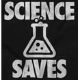 thumbnail image 2 of Science Saves Nerdy Scientist Geek Plus Size Crewneck Graphic Tee Shirt Brisco Brands 2X, 2 of 5