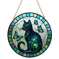 thumbnail image 5 of Sun Catchers Indoor Window, Butterfly Black Cat Acrylic Window Hanging Decoration, Sun Catcher Decor for Living Room Bedroom Summer Home Balcony Ornaments Decoration, 5 of 6