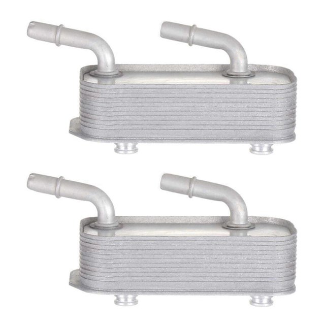 2x Auto Transmission Oil Cooler 17227505826 For E46 1999 - 2005 325i 328i 330i