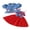 Red, variant on BemeyourBBs Toddler Little Girl Spring Summer Dress and Cardigan Sets Baby Girls 4th of July Outfit Striped and Stars Printed Sleeveless Tutu Dress Puff Short Sleeve Polka Dot Coat Set