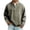 Brown, variant on Mens Distressed Shirt Henley Shirts Front Placket Retro Long Sleeve Tee Shirts Casual Button down Washed T-Shirts for Men Brown M by Awwp