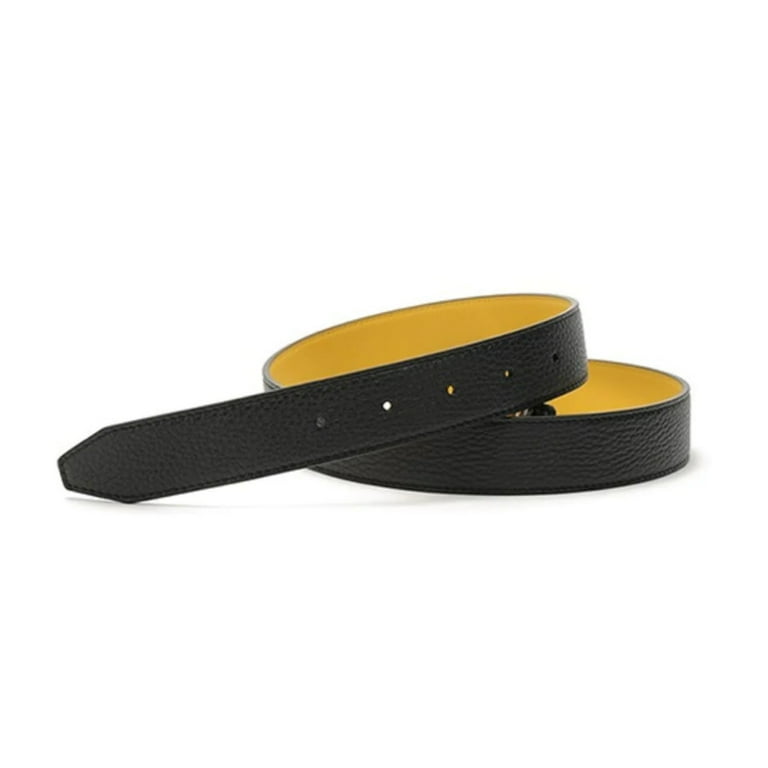 Fendi Fendi Ff Logo Reversible Belt Yellow