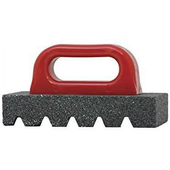 Gator Grit Rubbing Brick 8 "X3-1/2 "X1-1/2 " Fluted Silicone Carbide Concrete