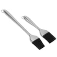 thumbnail image 1 of Home Supplies,2Pcs/Set Stainless Steel Oil Cooking Tools Silicone Brush Unbeatable Value, 1 of 14