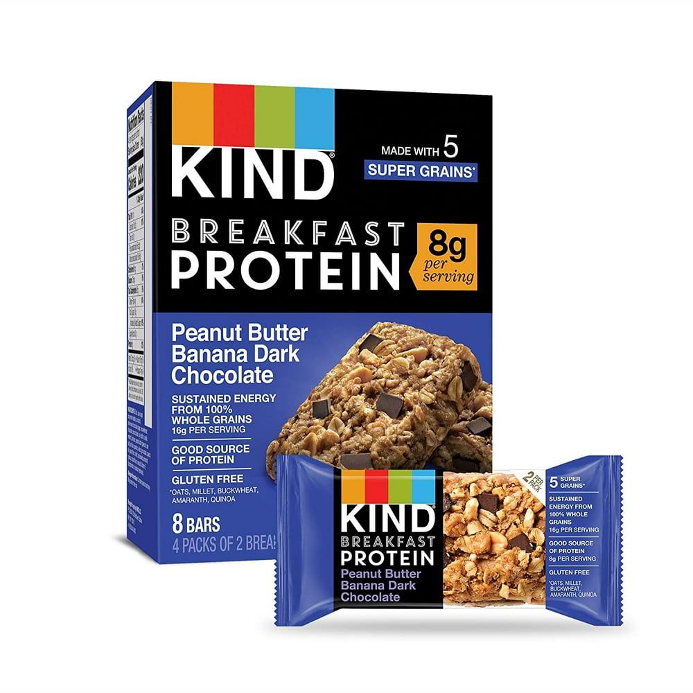 KIND Breakfast Protein Bars, Gluten Free, Non GMO, 1.76 Oz, Peanut