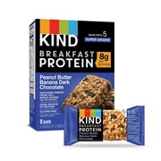 KIND Breakfast Protein Bars, Gluten Free, Non GMO, 1.76 Oz, Peanut Butter Banana, 32 Count 4 BOXES