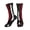2 Black-2, variant on Athletic Socks Thin Red Firefighter Line Flag Sport Running Calf Socks Crew Socks for Men Women