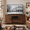 Brown, variant on Homall Fireplace TV Stand for TVs up to 65 inch, Modern Farmhouse TV Stand Double Barn Door for Living Room, Gray Wash