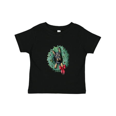 

Inktastic KiniArt Min Pin Christmas Gift Toddler Boy or Toddler Girl T-Shirt