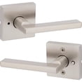 thumbnail image 1 of Cerradura de puerta Kwikset 730HFL SQT 15 CP Halifax Privacy, níquel satinado, 1 of 1