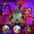 thumbnail image 4 of Uutvmp Halloween Prismatic Iridescent Pumpkin, LED Lights, Prismatic Pumpkin Halloween Decor, Pumpkin Night Light Gifts for Women Men, Funny Colorful Glow Lights Party, 4 of 9