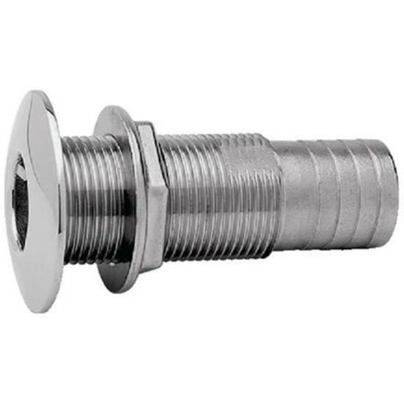 665483 Stainless Steel Thru-Hull with 1 in. Hose